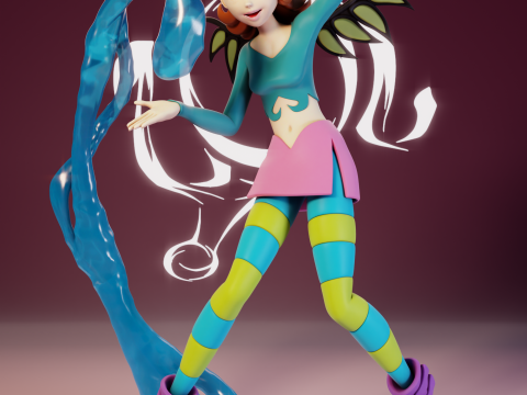 WITCH Extra Bases 3D Принт Модель