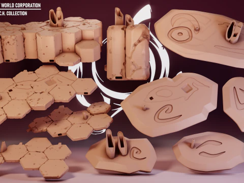 WITCH Extra Bases 3D Print Model