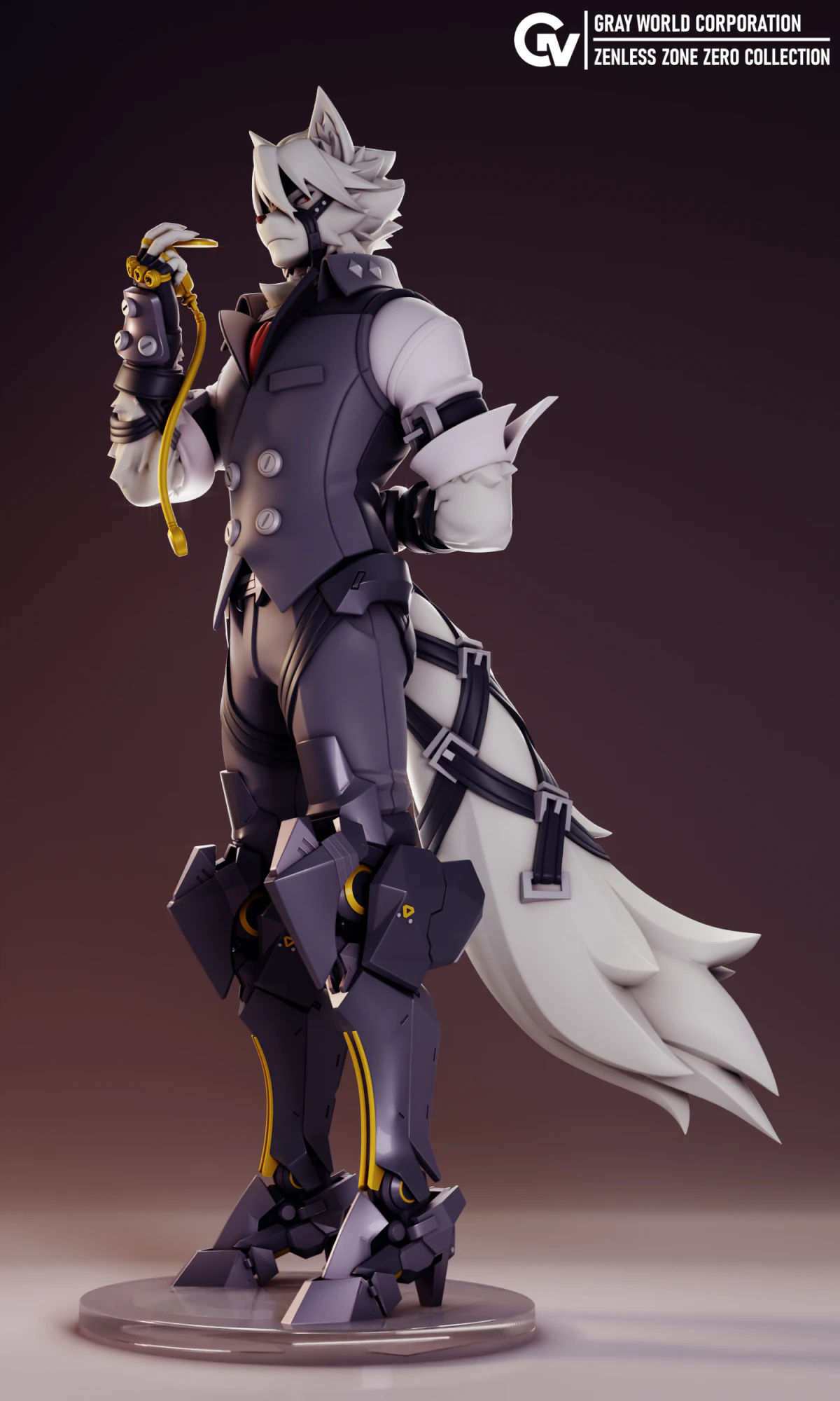 Von Lycaon Zenless Zone Zero 3D Print Model .c4d .max .obj .3ds .fbx .stl .blend