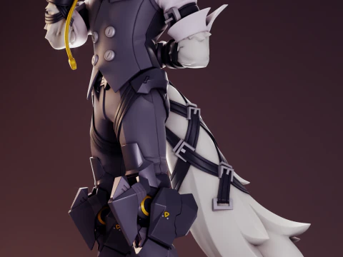 Von Lycaon Zenless Zona Cero Modelo de impresión 3D