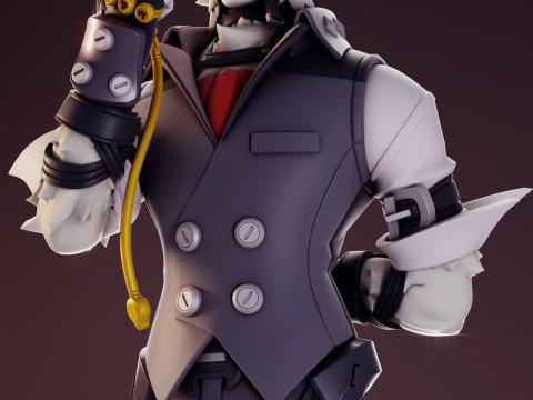 Von Lycaon Zenless Zone Zero 3D Print Model