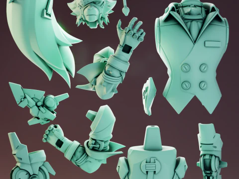 Von Lycaon Zenless Zone Zero 3D Print Model