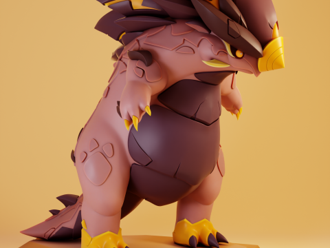 Animals Of Natlan Genshin Impact Modello di stampa 3D