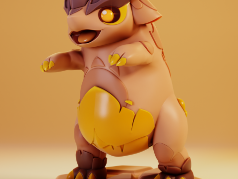 Animals Of Natlan Genshin Impact Modello di stampa 3D