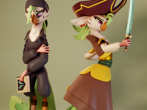 Captain Celaeno My Little Pony 3D Print Model