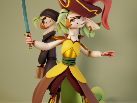 Captain Celaeno My Little Pony 3D Print Model