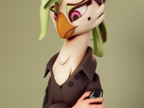 Captain Celaeno My Little Pony 3D Print Model