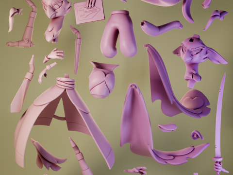 Captain Celaeno My Little Pony 3D Print Model
