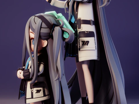 Aris Tendou Blue Archive 3D Print Model