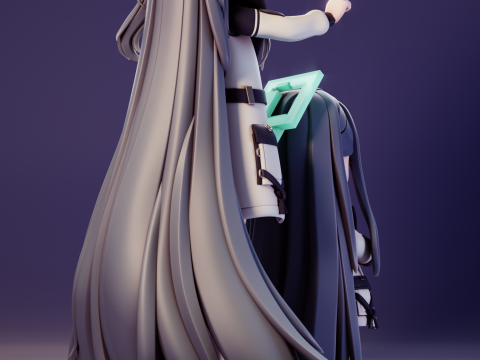 Aris Tendou Blue Archive Modello di stampa 3D