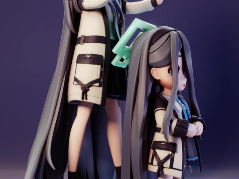 Aris Tendou Blue Archive 3D Print Model
