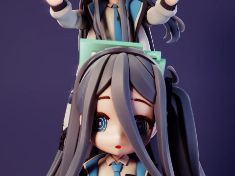 Aris Tendou Blue Archive 3D Print Model
