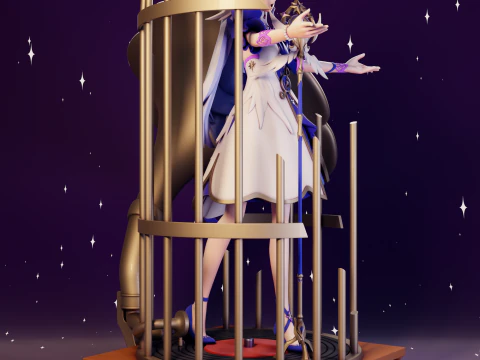 Robin Honkai Star Rail 3D Print Model