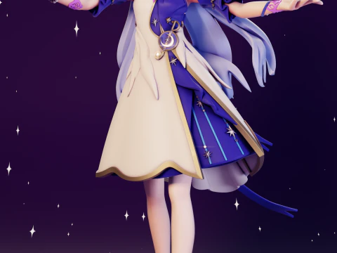 Robin Honkai Star Rail 3D Print Model