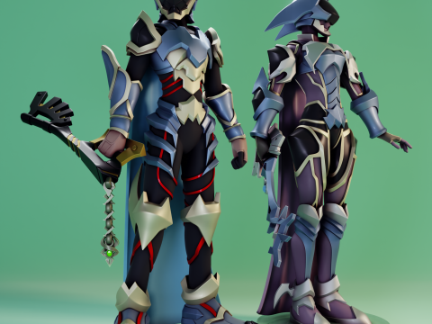 Aqua And Ventus Kingdom Hearts 3D Print Model