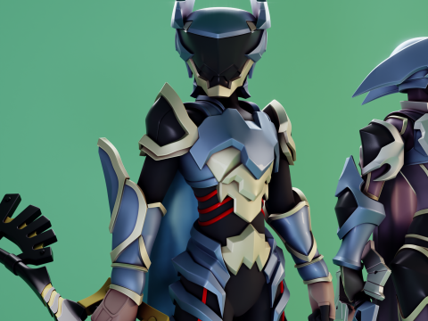 Aqua And Ventus Kingdom Hearts 3D Принт Модель