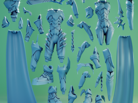 Aqua And Ventus Kingdom Hearts 3D Принт Модель