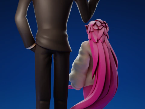 Hades And Persephone Lore Olympus 3D Print Model