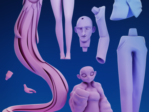 Hades And Persephone Lore Olympus 3D 打印模型