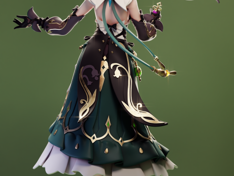 Emilie Genshin Impact 3D प्रिंट मॉडल