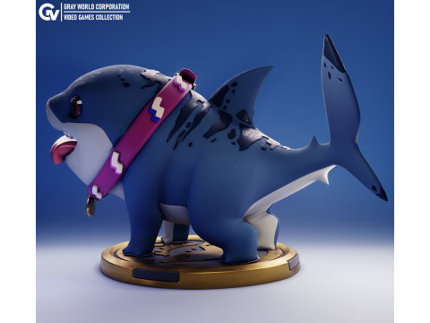 Jeff the Land Shark Marvel Rivals 3Dプリントモデル
