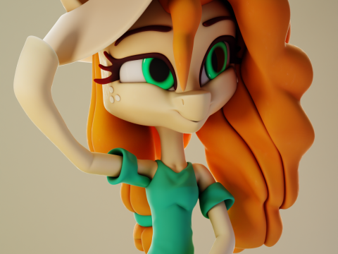 Pear Butter My Little Pony 3D Print Model