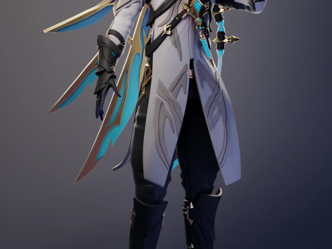 도토레 3 원신 임팩트 3D 프린트 모델