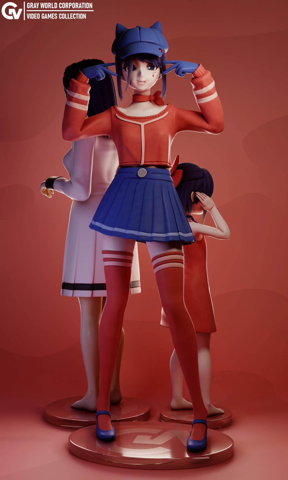 Mita 2 MiSide 3D Print Model .c4d .max .obj .3ds .fbx .stl .blend
