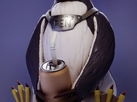 Pen Pen Evangelion 3D printmodel