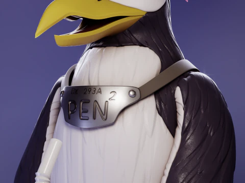 Pen Pen Evangelion 3D Print Model