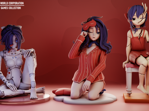 Mita 4 MiSide 3D 프린트 모델