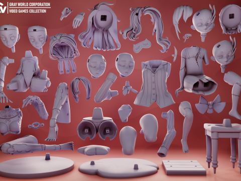 Mita 4 MiSide 3D 프린트 모델
