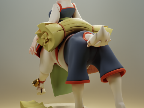 Goat Centaur OC Modèles 3D en vedette