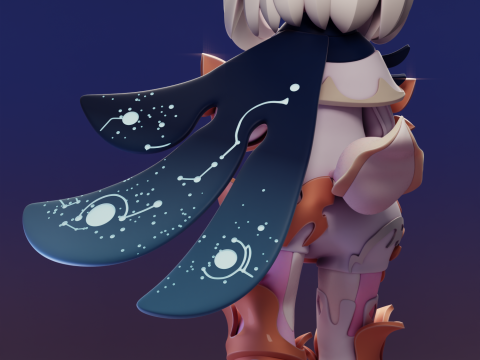 Melusine - Paimon Genshin Impact 3D Принт Модель