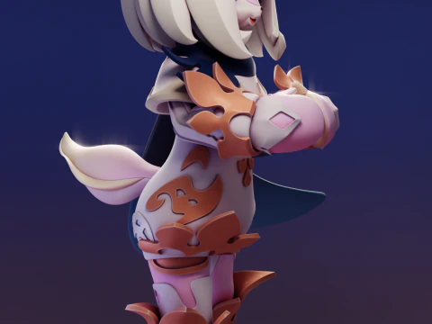 Melusine - Paimon Genshin Impact 3D Print Model