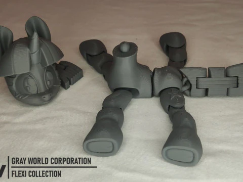Flexi Twilight Sparkle My Little Pony 3D Print Model