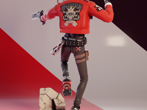 Billy Kid 2 Zenless Zone Zero 3D Print Model