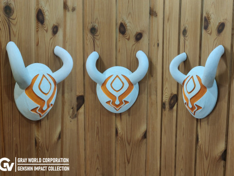 Hilichurl Mask Genshin Impact Modelo de impresión 3D