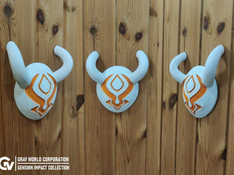 Hilichurl Mask Genshin Impact 3D Print Model