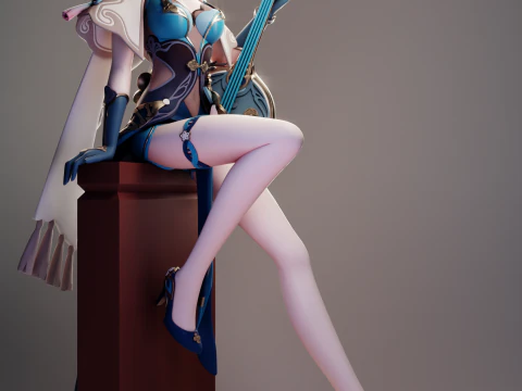 루안 메이 혼카이 스타 레일 3D 프린트 모델