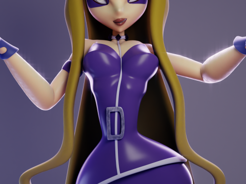 Darcy Winx Club 3D 打印模型