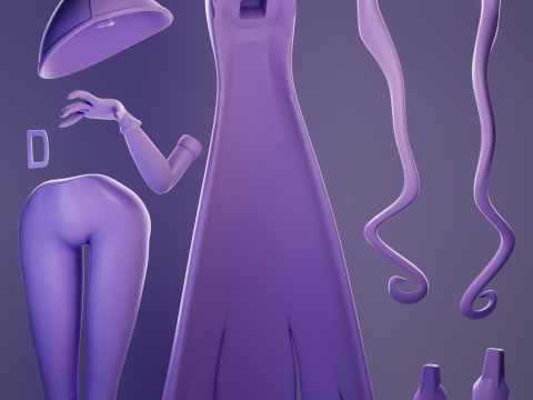 Darcy Winx Club 3D 打印模型