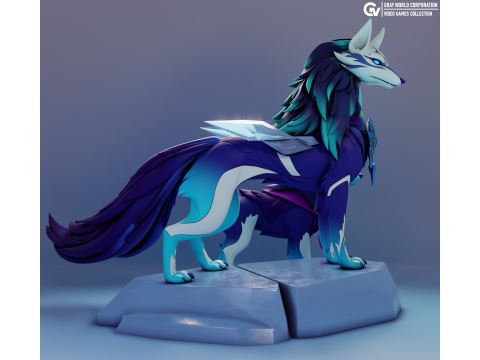Crystal Maiden Persona Dota 2 3D Baskı Modeli