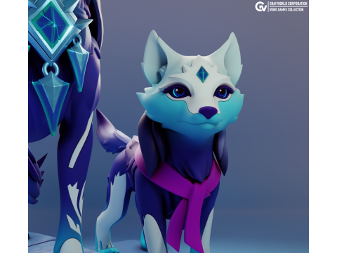 Crystal Maiden Persona Dota 2 3D Baskı Modeli