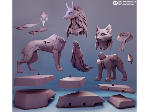 Crystal Maiden Persona Dota 2 3D Baskı Modeli