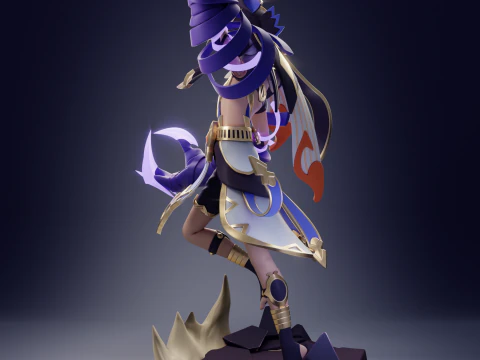 Cyno 4 Genshin Impact 3D Print Model