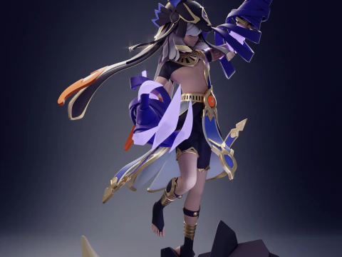 Cyno 4 Genshin Impact 3D Print Model
