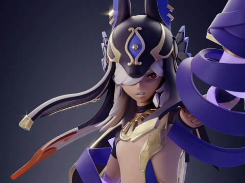 Cyno 4 Genshin Impact 3D Print Model