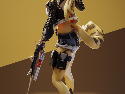 Pulchra Zenless Zone Zero 3D Print Model