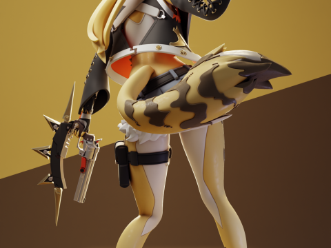 Pulchra Zenless Zone Zero 3D Print Model